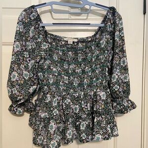 American eagle floral top women’s size small